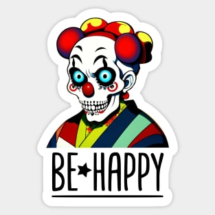 Skull clown Sticker